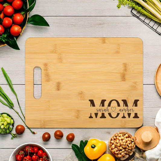 Custom Bamboo Board, Engraved Cutting Board, Portable Chopping Board, Custom Cutting Board, Personalized Wedding Gift, Anniversary Gift