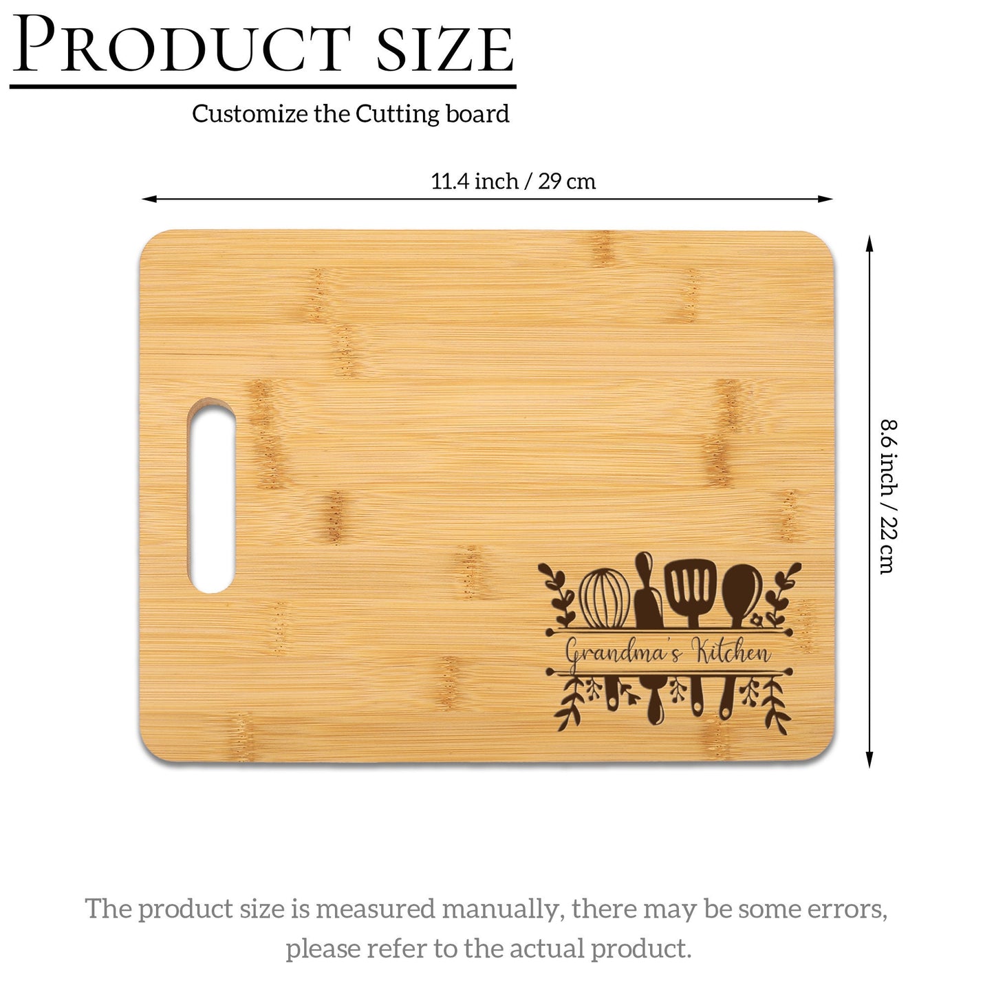 Custom Bamboo Board, Engraved Cutting Board, Portable Chopping Board, Custom Cutting Board, Personalized Wedding Gift, Anniversary Gift