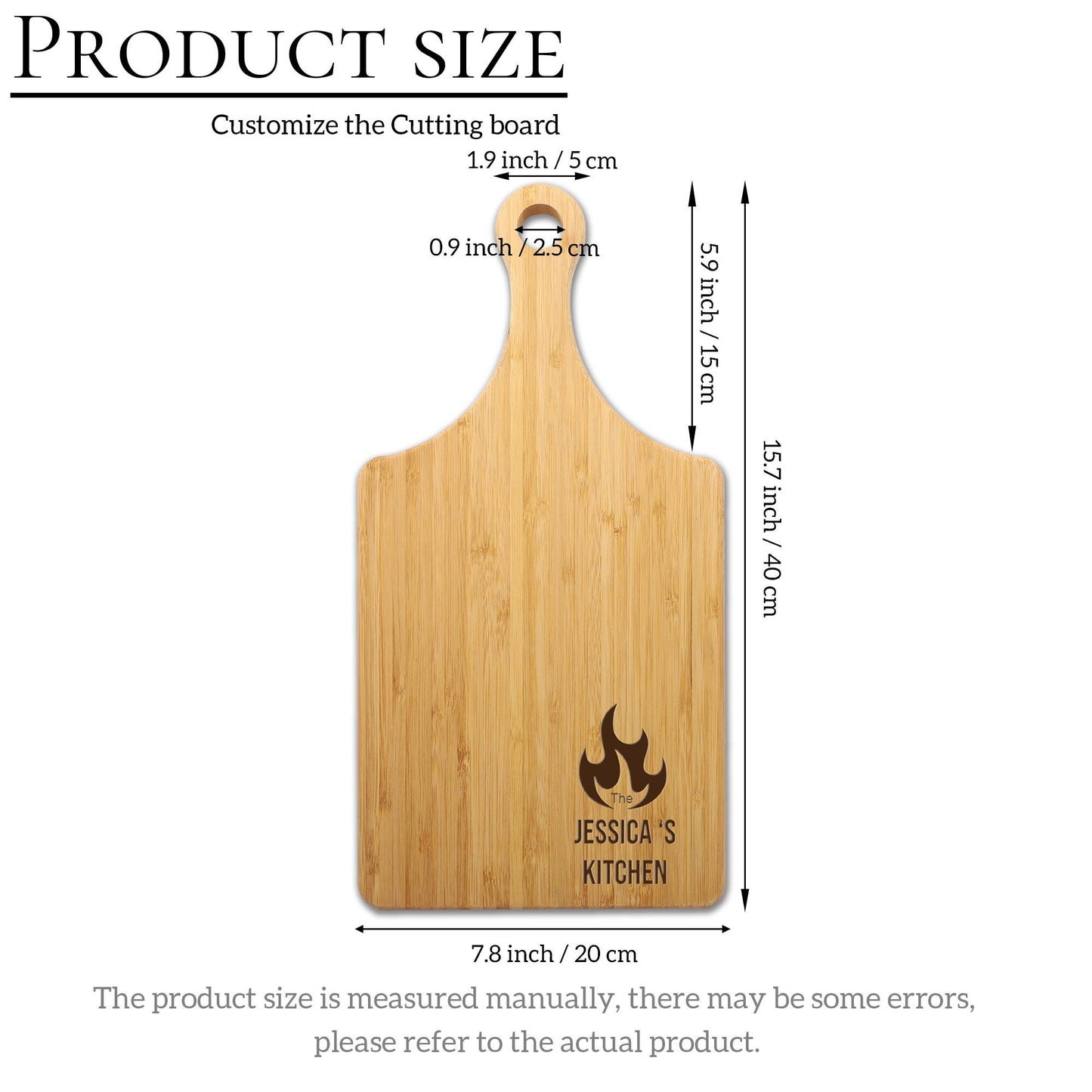 Custom Charcuterie Board, Personalized Cutting Board, Bamboo Cheese Board, Engraved Serving Board with Handle, Housewarming, Engagement Gift