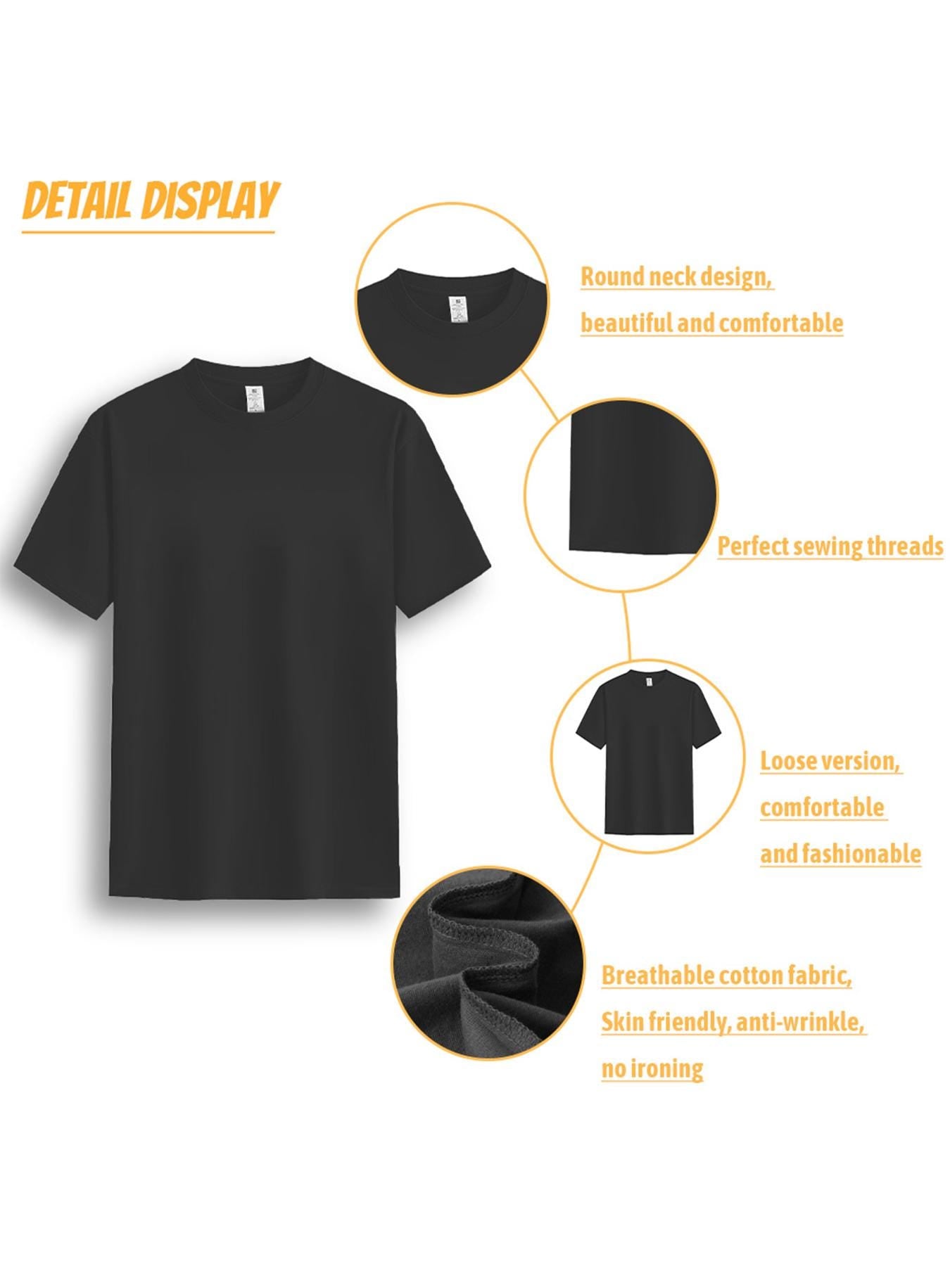 100% cotton women's T-shirt Patterned print round neck Fashionable short-sleeved T-shirt Casual T-shirt - Cool -Breathable and comfortable