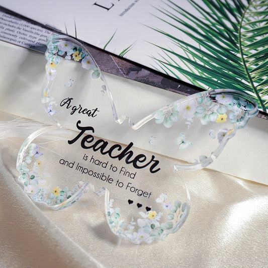 Butterfly Acrylic Block, Butterfly Shape Acrylic Plaque, Free Standing Acrylic Block, Engraved Acrylic Block, Thank You Gift for Family
